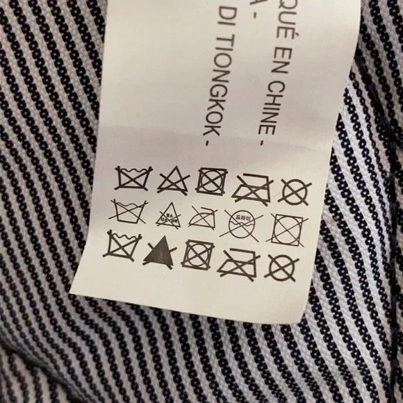 NWT. Zara Blue Pinstripe Quilted Shoulder Bag. - Picture 11 of 11